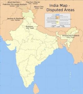 incorrect map of india